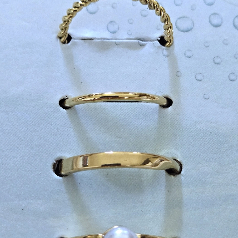 House🏠 of Harlow 1960 Five🖐 Gold💛 Rings💍 - NIB - Picture 7 of 16